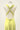 Robe Prestance jaune-pastel — dos 4 liens retombants