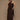 Schokoladenbraunes Wickelkleid „Fatale“