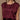 Bordeauxfarbenes Top mit Ausschnitt By Louise